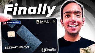 I Finally RECEIVED HDFC Biz Black Credit Card (My Honest Review)