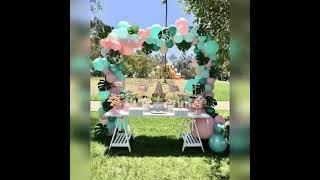 Luxuary outdoor birthday party decorations ideas at home || decoration ideas at home garden