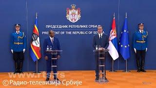 Vučić: Afrika je za nas kontinent prijateljstva; Msvati III: Zajedno možemo da izgradimo budućnost