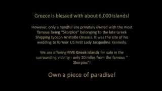 Greek Islands For Sale