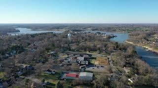 Aerial of Downtown Winchester TN & quick tour of the downtown area