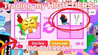 ⭐️OMG⭐️Trading my PARROT and CROW! HIGH TIER TRADING! Adopt me 2025!