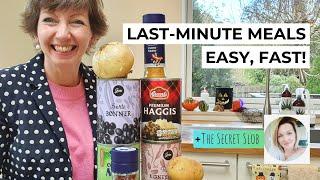 Fast and Easy Meal Ideas + the Secret Slob (Flylady meal plan), pantry staples!