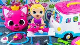 90 Minutes Pinkfong Ambulance Satisfying ASMR , Doctor Toys Unboxing  Lana Unboxing Toys