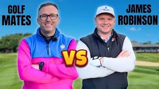 GOLF MATES TAKE ON JAMES ROBINSON - OFF SCRATCH