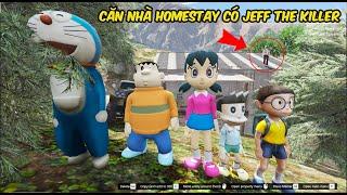 GTA 5 Mod - Biệt Đội Nobita Doremon Thuê Homestay Đi Nghĩ Lễ 2/9 Thì Gặp Jeff The Killer