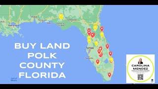 Florida Land for Sale POLK County Indian Lake Estates. Babson Park Polk City Lake Wales #land #video