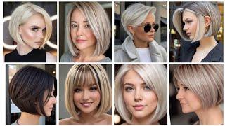 40 CORTES DE PELO CORTO PARA MUJER 2025 TENDENCIA PARA MUJERES ELEGANTES +40 +50 +60 AÑOS