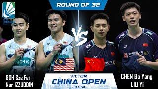 GOH Sze Fei /Nur IZZUDDIN vs CHEN Bo Yang /LIU Yi | China Open 2024 Badminton