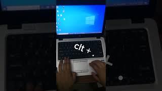 #short || laptop ma emoji ke shortcut key || shortcut emoji key for hp laptop