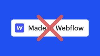 How to Remove MADE IN WEBFLOW Badge with Custom Code