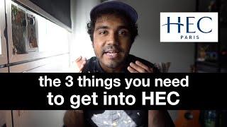 STUDY IN FRANCE: The 3 things you NEED to get admission into HEC Paris