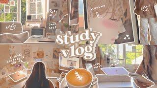 study vlog  lots of studying, college days, reading manhwa, cleaning my room, apple watch, alevels