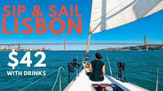 Chasing Sunsets and Dolphins: A Lisbon Sailing Adventure with Drinks!