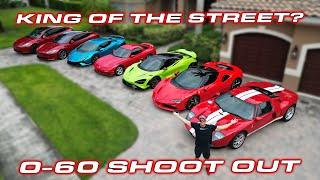 KING OF THE STREET * Which of my cars is the quickest on the street?