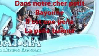 Hymne Aviron Bayonnais + Paroles