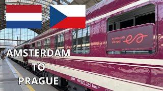 The overnight train journey from Amsterdam to Prague