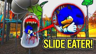 SLIDE EATER EATS SONIC THE HEDGEHOG? (ON CAMERA)