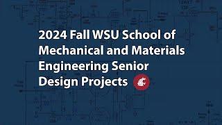 2024 FALL MME Senior Design Projects