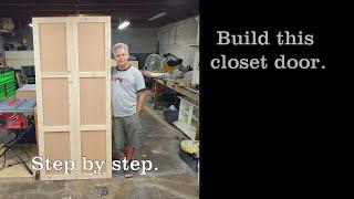 DIY - You can build this sliding closet door set. With the step by step instructions in this video.