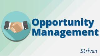 Opportunity Management