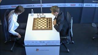  GM Alexander Grischuk vs GM Magnus Carlsen Chess Blitz  Norway Chess 2014
