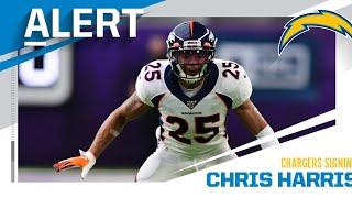 Chris Harris Jr. signs with the Chargers.