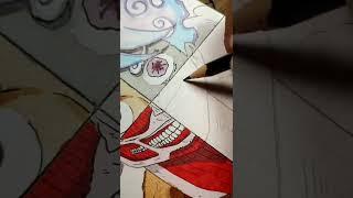 Draw luffy tutorial #shorts