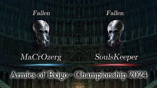 MaCrOzerg vs SoulsKeeper - Armies of Exigo Championship 2024