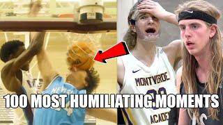 TOP 100 HUMILIATING MOMENTS IN BASKETBALL!