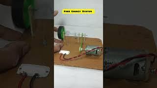 Lifetime free energy generator -  dc motor #experiment #tech #shorts