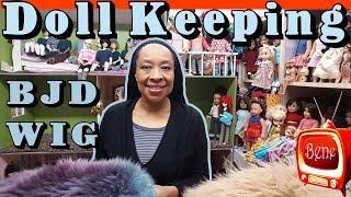 DOLLKEEPING: How to Make Faux Fur Wigs for Ball Jointed Dolls