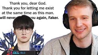 Jankos reacts FUNNY story about FAKER haters