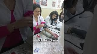 Tibb bacısı (qardaşı) kursu dərs prosesi. Bilgi Peşə Tədris Mərkəzi