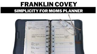 Franklin Covey Simplicity For Moms Planner