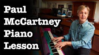 Paul McCartney's Piano Lesson