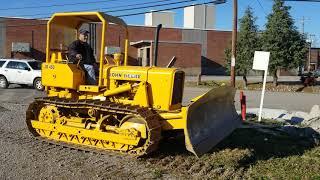 John Deere 450 DOZER 65 HP Crawler Bulldozer Tractor - Operational Video - L0752