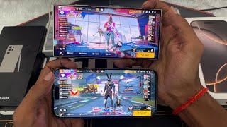 iPhone 16 Pro Max vs Samsung Galaxy S24 Ultra Unboxing  And Gaming Test Garena Free fire