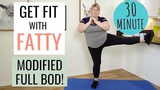 Plus Size Fitness: Modified Full Body No Equipment Workout for Obese People (at Home)