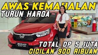 AWAS BAYAR MAHAL ‼️ TURUN HARGA HONDA BRIO SE-HARGA MOTOR CICILAN 1 JUTAAN KURANG