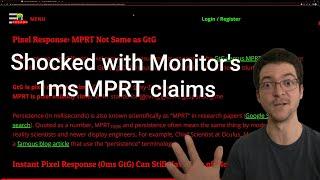 What's 1ms MPRT. Understanding Motion Clarity with a simple test. Comments on TCL's 4k 240Hz TV