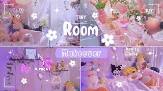 Tiny Room Makeover   // Kawaii, coquette, Pink, Haul, Daiso shopping, aesthetic