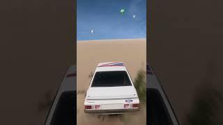 Ford RS1800 jumps in the desert  #shorts @cr8zymonk