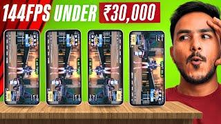 Unbeatable TOP Gaming Phones Under ₹30,000 - 144 FPS Tested !