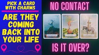 ️‍🩹ARE THEY COMING BACK INTO YOUR LIFE OR IS IT OVER?|CHARM|TAROT PICK A CARD