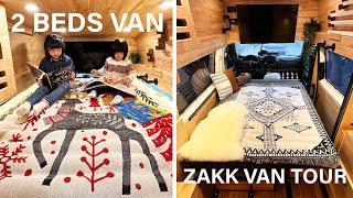 福斯VW T5 / T6 / T6.1 Kombi 高頂 | 3房3廳1衛，全在一台車裡！Zakk Van 原本單調的空車，變成有客廳/浴室/書房/上下層床鋪一車超多用的露營車 