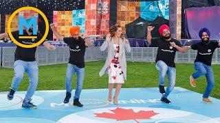 Mel gets a dance lesson from the Maritime Bhangra Group | Your Morning