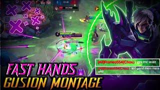 FAST HANDS WITH 777IQ - GUSION MONTAGE #10 | GamEnTrix | MOBILE LEGENDS