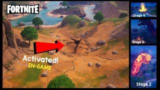 Fortnite - Titan's Hand Stage 1 now ACTIVATED! LIVE Coverage! (Mini Event)