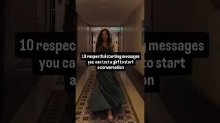 10 respectfull massage to start conversation with girl #psychology